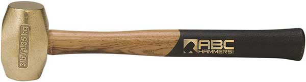 ABC Hammers Brass Hammer