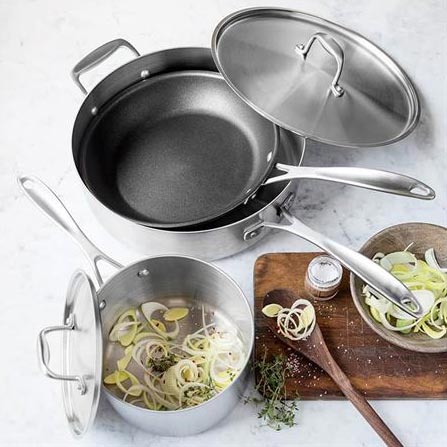 American Kitchen Cookware Stainless Steel Cookware Set
