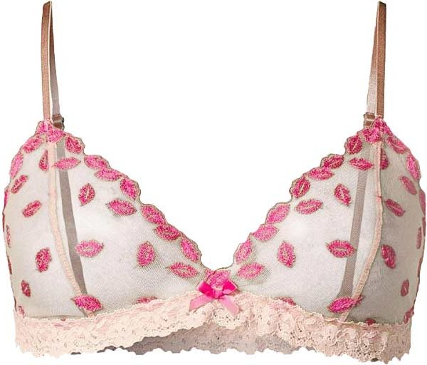 Hanky Panky Mesh Lips Bralette