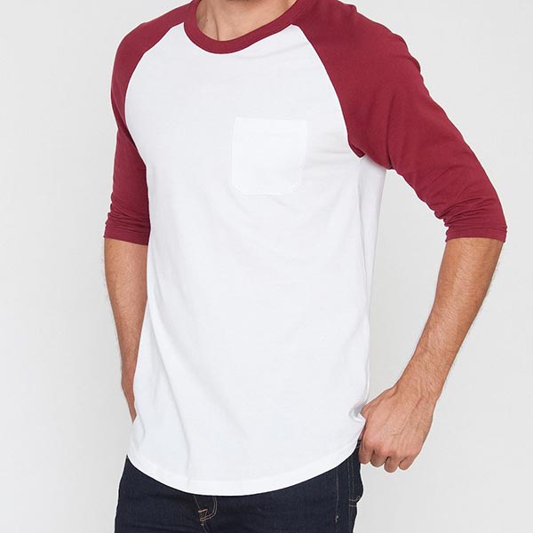 American Made Supply Co Baseball Pocket Tee Shirt