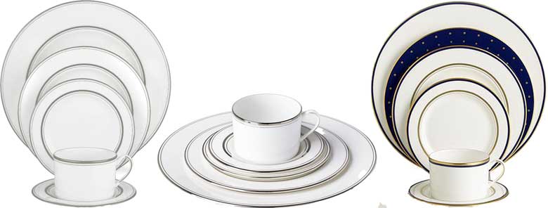 Kate Spade New York Library Lane Platinum Dinnerware