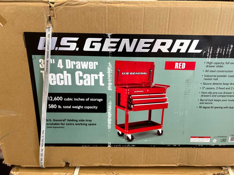 Packaging of US General Tool Box