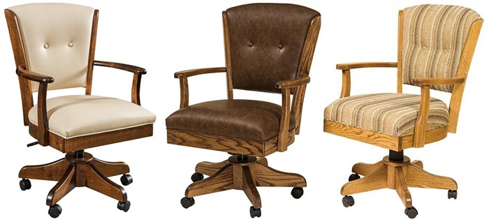 Amish Lansfield Desk Chair