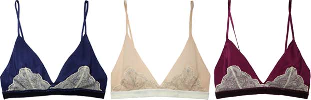 Between The Sheets Arabesque Silk Bralette