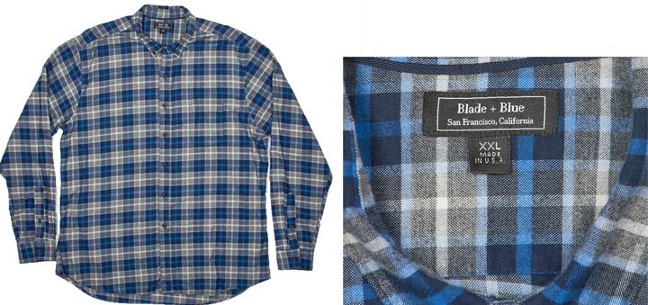 Blade and Blue Flannel Shirts