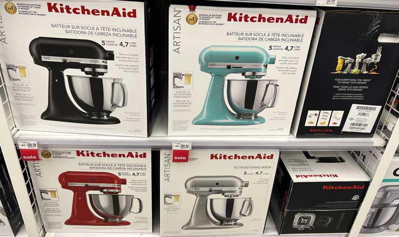 KitchenAid Stand Mixer Boxes