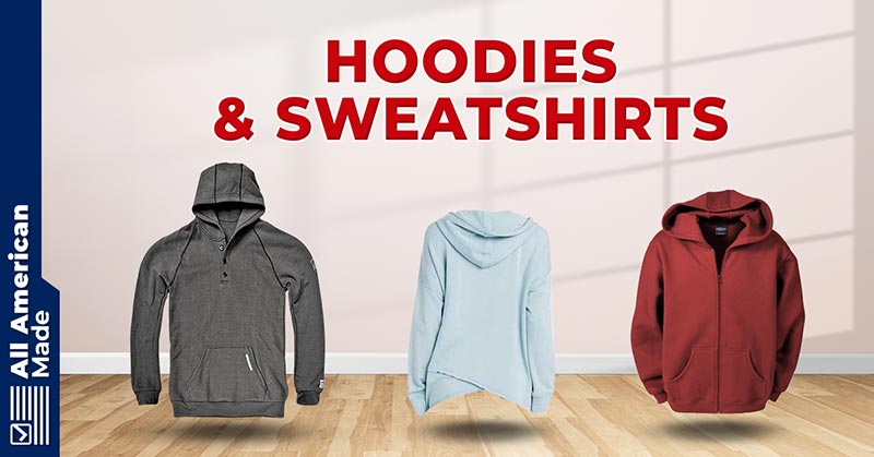 Sweatshirts and Hoodies Made in USA Source List