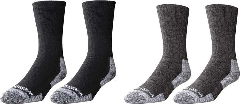 Wells Lamont Wool Blend Crew Socks