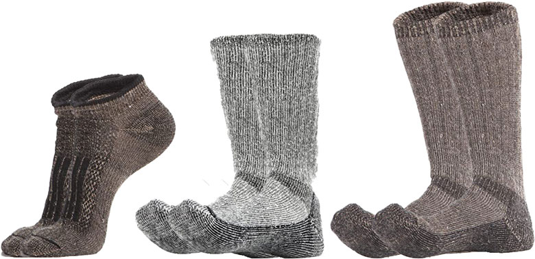 Wildside American Wool Alpaca Hiking Socks