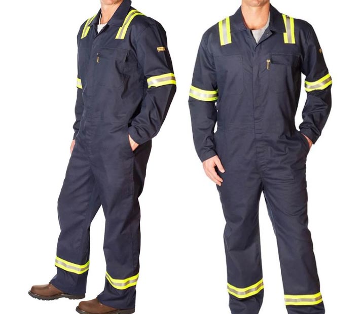Benchmark FR Coveralls with Reflective Striping