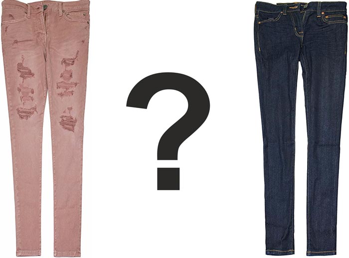 American Eagle Jeans with Question Mark