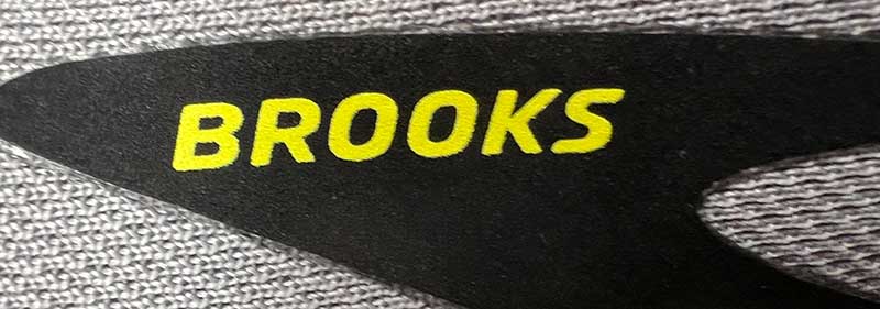 Brooks Logo on a shoe