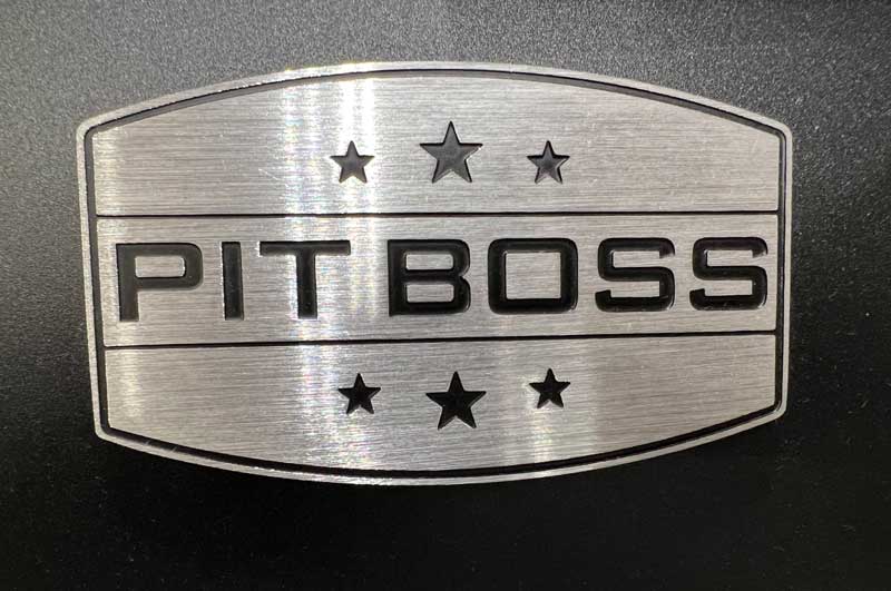 Pitt Boss Logo on Grill