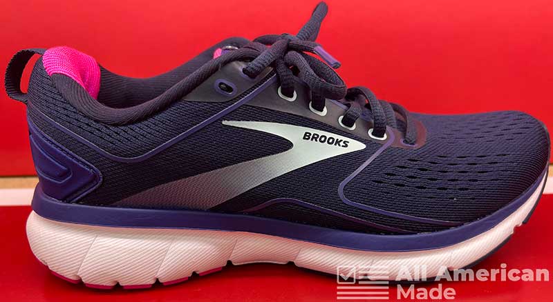 Purple Brooks Running Shoe
