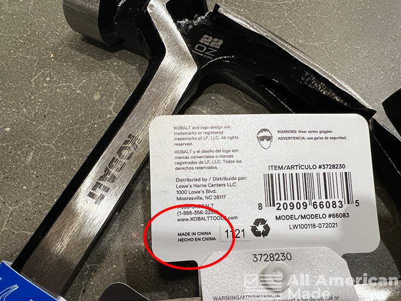 Kobalt Hammer Made in China