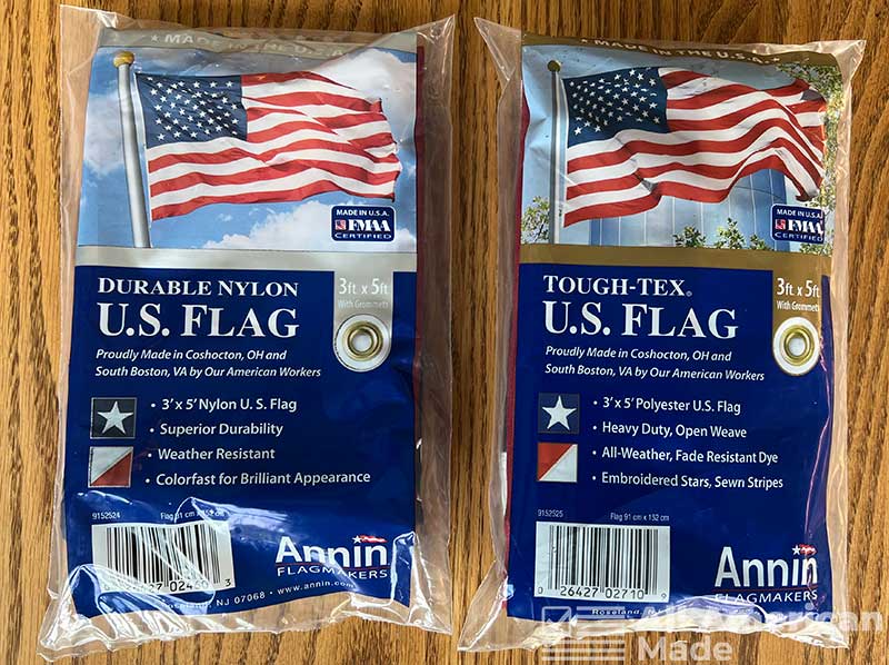 Annin Polyester and Nylon American Flags