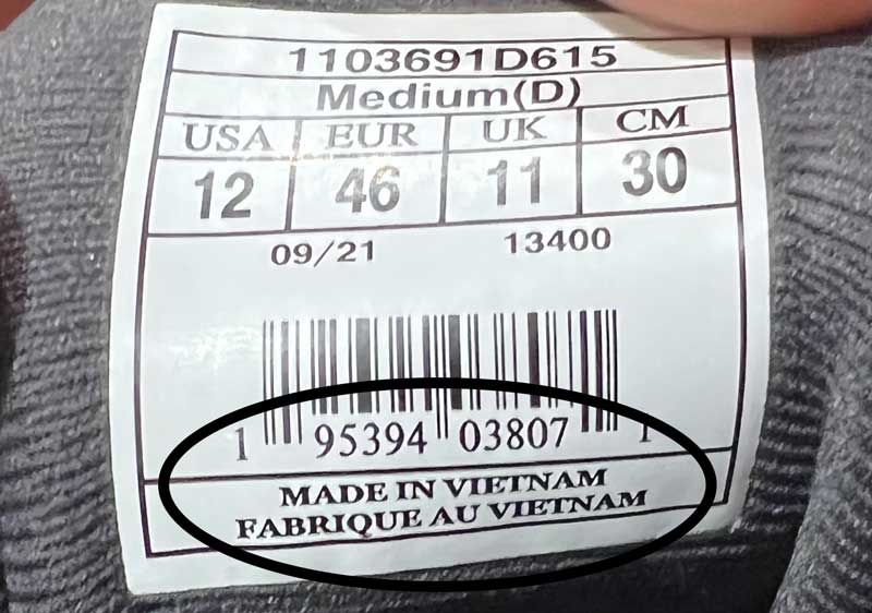 Are Brooks Shoes Made in Vietnam?