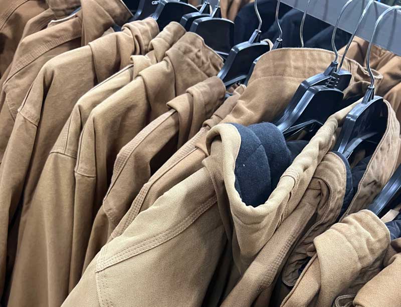 Carhartt Jackets Hanging