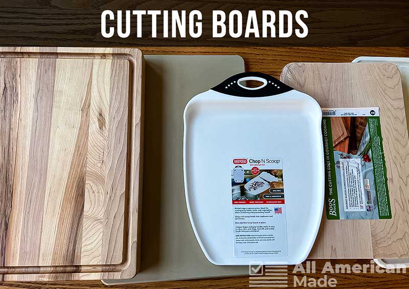 My American Made Cutting Boards on a Table