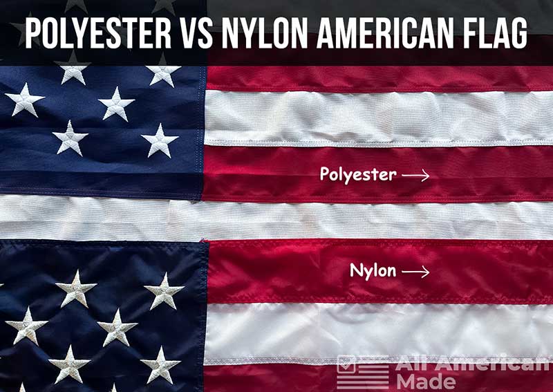 Nylon vs Polyester Flags