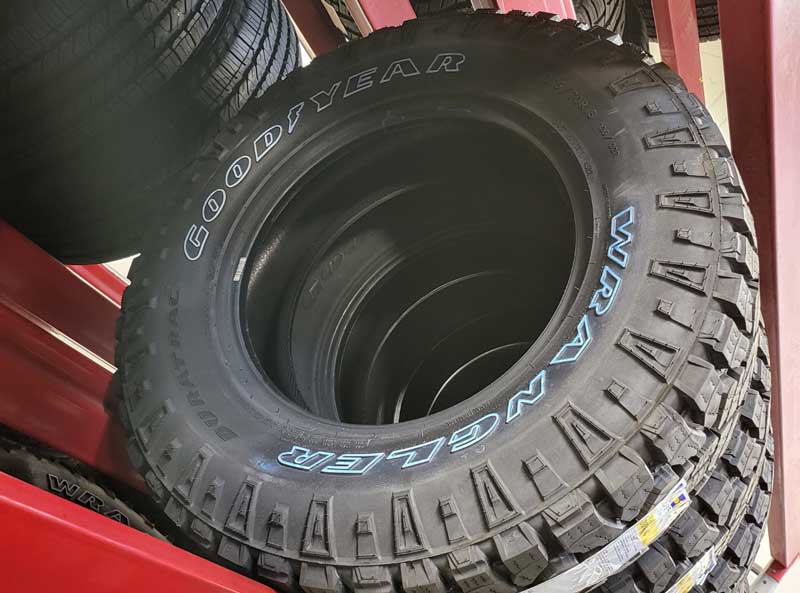 Tire Ready to be Put on a Car