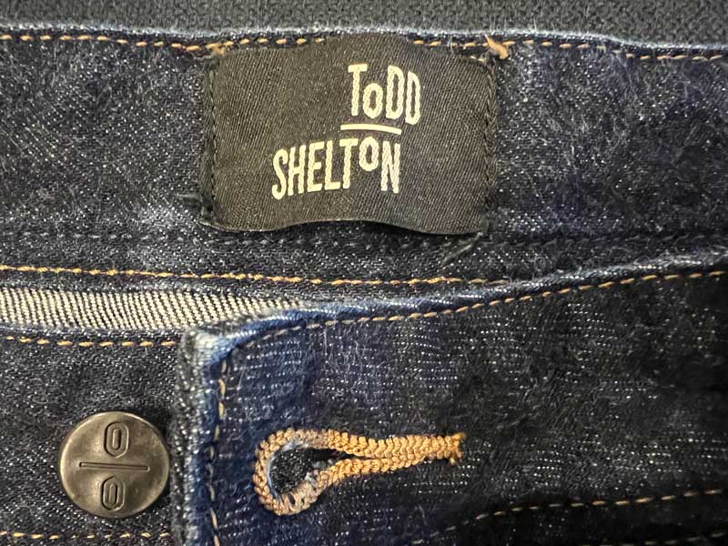 Todd Shelton Logo on Jeans