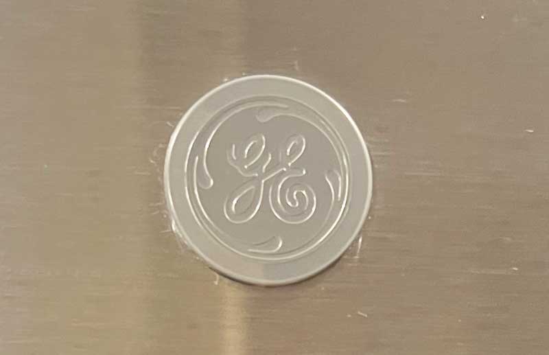 GE Logo on an American Made Refrigerator